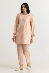 UAE- Cambric Embroidered Co-Ord Set