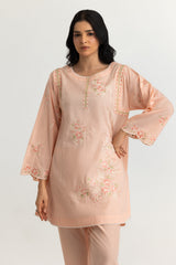 UAE- Cambric Embroidered Co-Ord Set