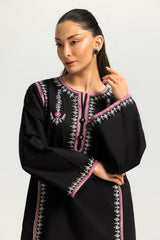 UAE-Cambric Embroidered Co-Ord Set
