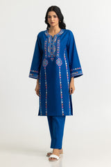 UAE- Cambric Embroidered Co-Ord Set