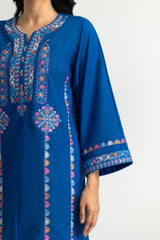 UAE- Cambric Embroidered Co-Ord Set