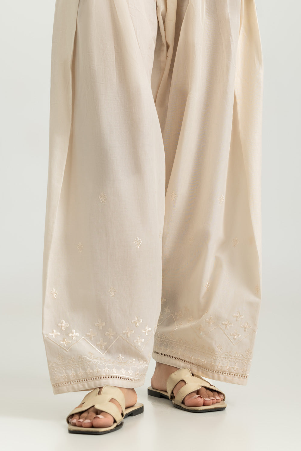 UAE-Cambric Embroidered Shalwar