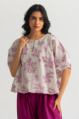 UAE-Cambric Embroidered Shirt And Dyed Shalwar