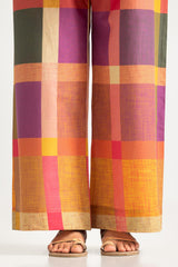UAE- Cambric Embroidered Shirt And Printed Trouser