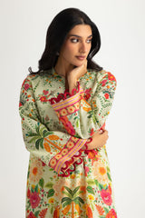 UAE- Cambric Printed Co-Ord Set