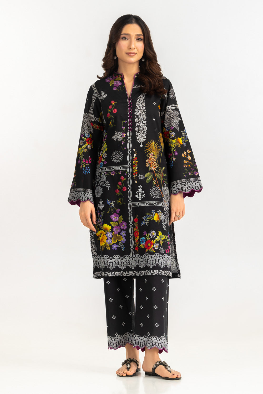 UAE-Cambric Printed Co-Ord Set IPST-77517
