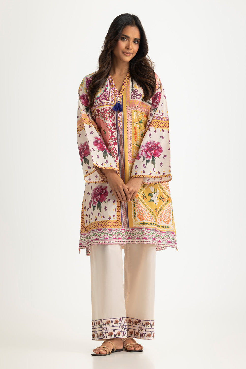 UAE- Cambric Printed Co-Ord Set