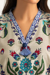 UAE- Cambric Printed Co-Ord Set