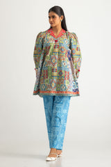 UAE- Cambric Printed Co-Ord Set