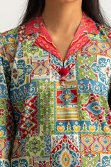 UAE- Cambric Printed Co-Ord Set