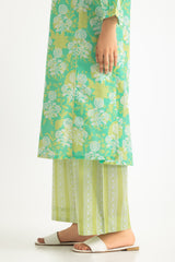 UAE- Cambric Printed Co-Ord Set