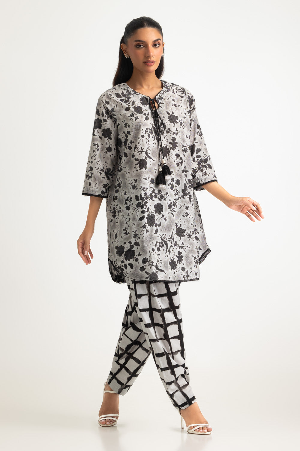 UAE- Cambric Printed Co-Ord Set