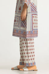 UAE- Cambric Printed Co-Ord Set