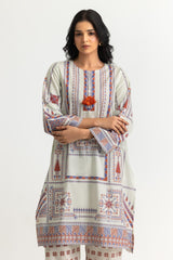 UAE- Cambric Printed Co-Ord Set