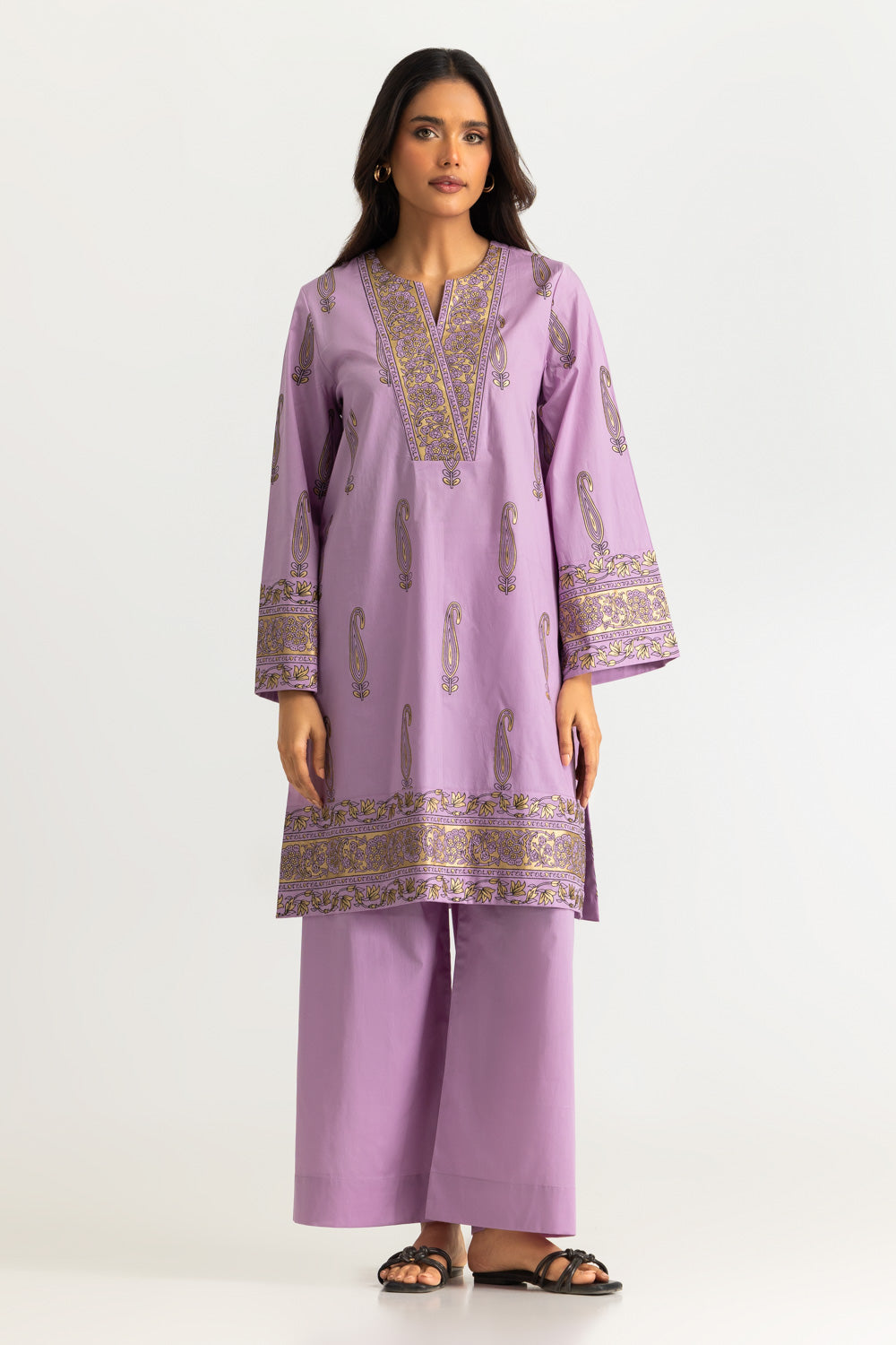 UAE- Cambric Printed Co-Ord Set