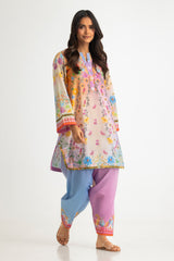 UAE- Cambric Printed Co-Ord Set