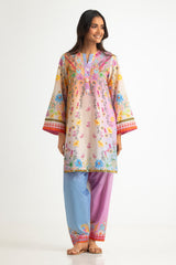 UAE- Cambric Printed Co-Ord Set