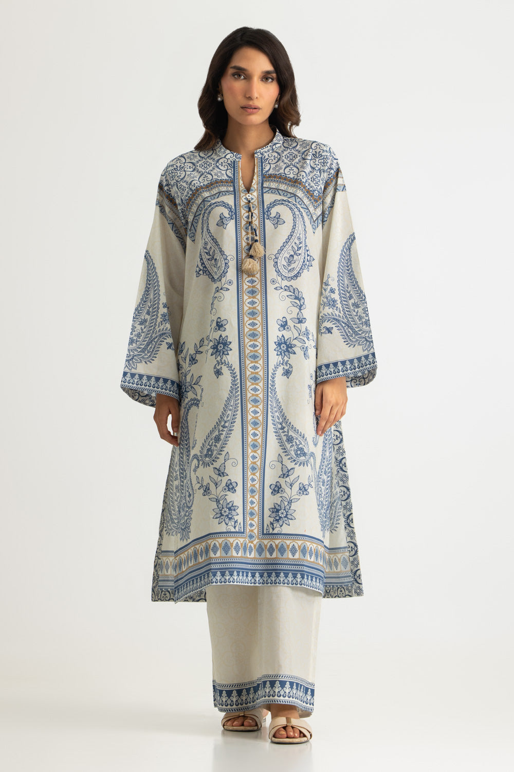 UAE- Cambric Printed Co-Ord Set