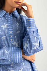 UAE- Cambric Printed Co-Ord Set