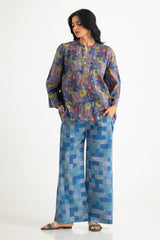 UAE- Cambric Printed Co-Ord Set