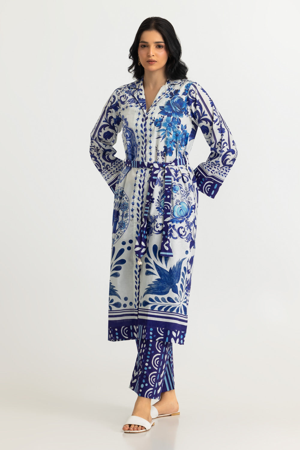 UAE-Cambric Printed Co-Ord Set