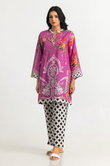 UAE- Cambric Printed Co-Ord Set