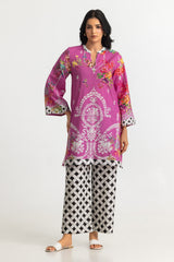 UAE- Cambric Printed Co-Ord Set