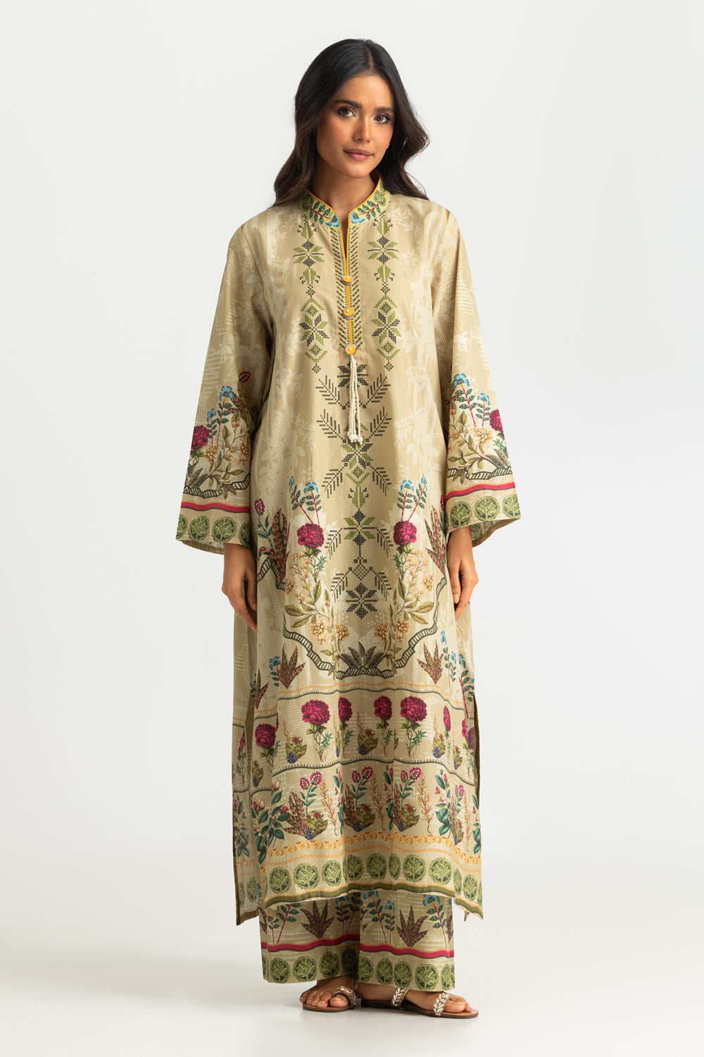 UAE-Cambric Printed Co-Ord Set