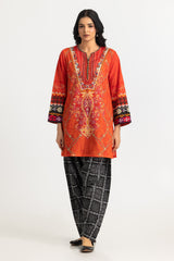 UAE- Cambric Printed Co-Ord Set