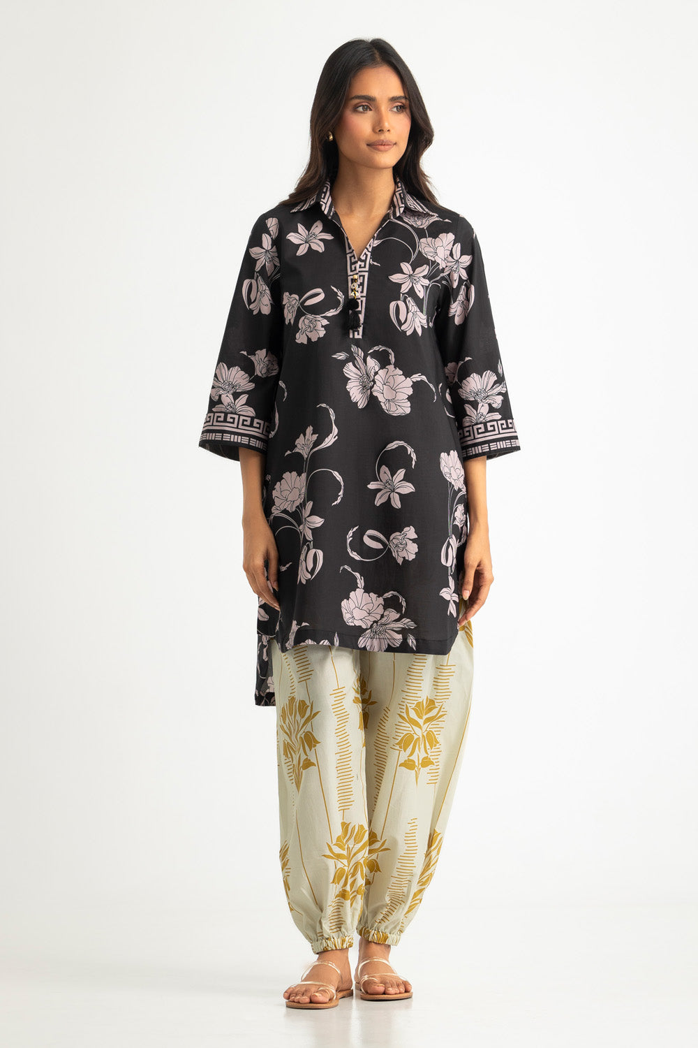 UAE- Cambric Printed Co-Ord Set