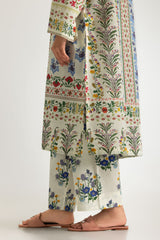 UAE- Cambric Printed Co-Ord Set
