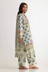 UAE- Cambric Printed Co-Ord Set