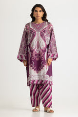 UAE- Cambric Printed Co-Ord Set