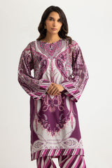 UAE- Cambric Printed Co-Ord Set