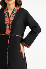 UAE-Cambric Printed Co-Ord Set With Embroidered IPST-77449