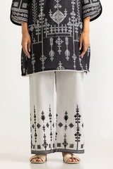 UAE- Cambric Printed Co-Ord Set With Embroidered