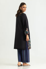 UAE-Cambric Printed Co-Ord Set With Embroidered