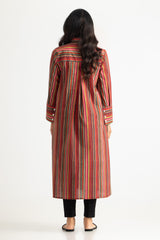 UAE- Cambric Printed Embellished Shirt
