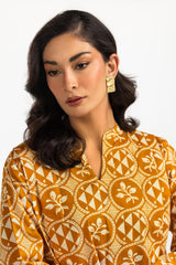 UAE-Cambric Printed Long Shirt IPS-77154