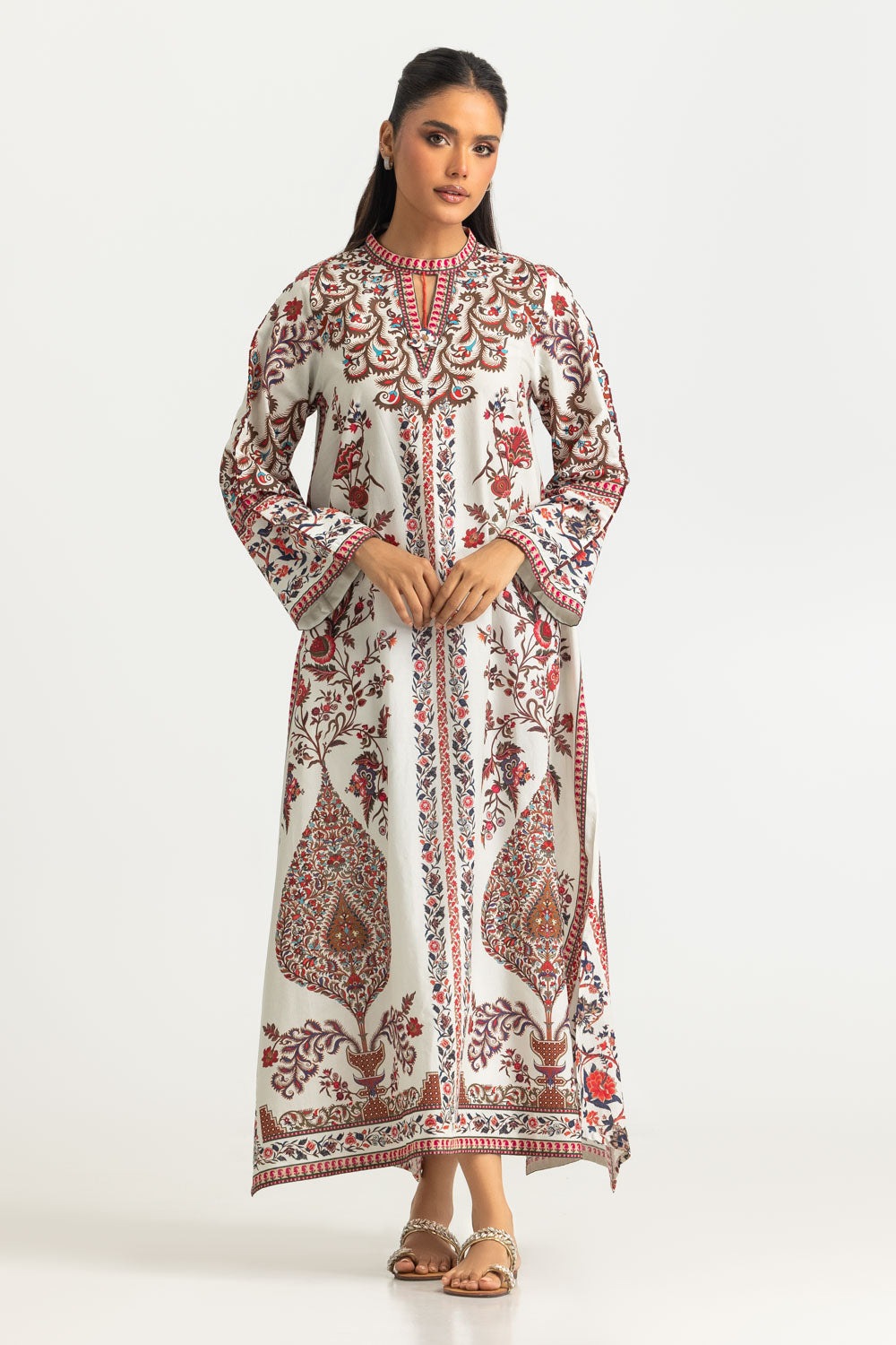 UAE- Cambric Printed Long Shirt