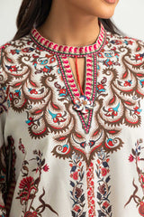 UAE- Cambric Printed Long Shirt