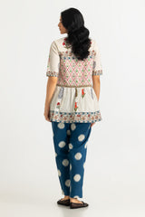 UAE- Cambric Printed Shirt And Trouser