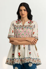 UAE- Cambric Printed Shirt And Trouser