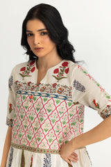 UAE- Cambric Printed Shirt And Trouser