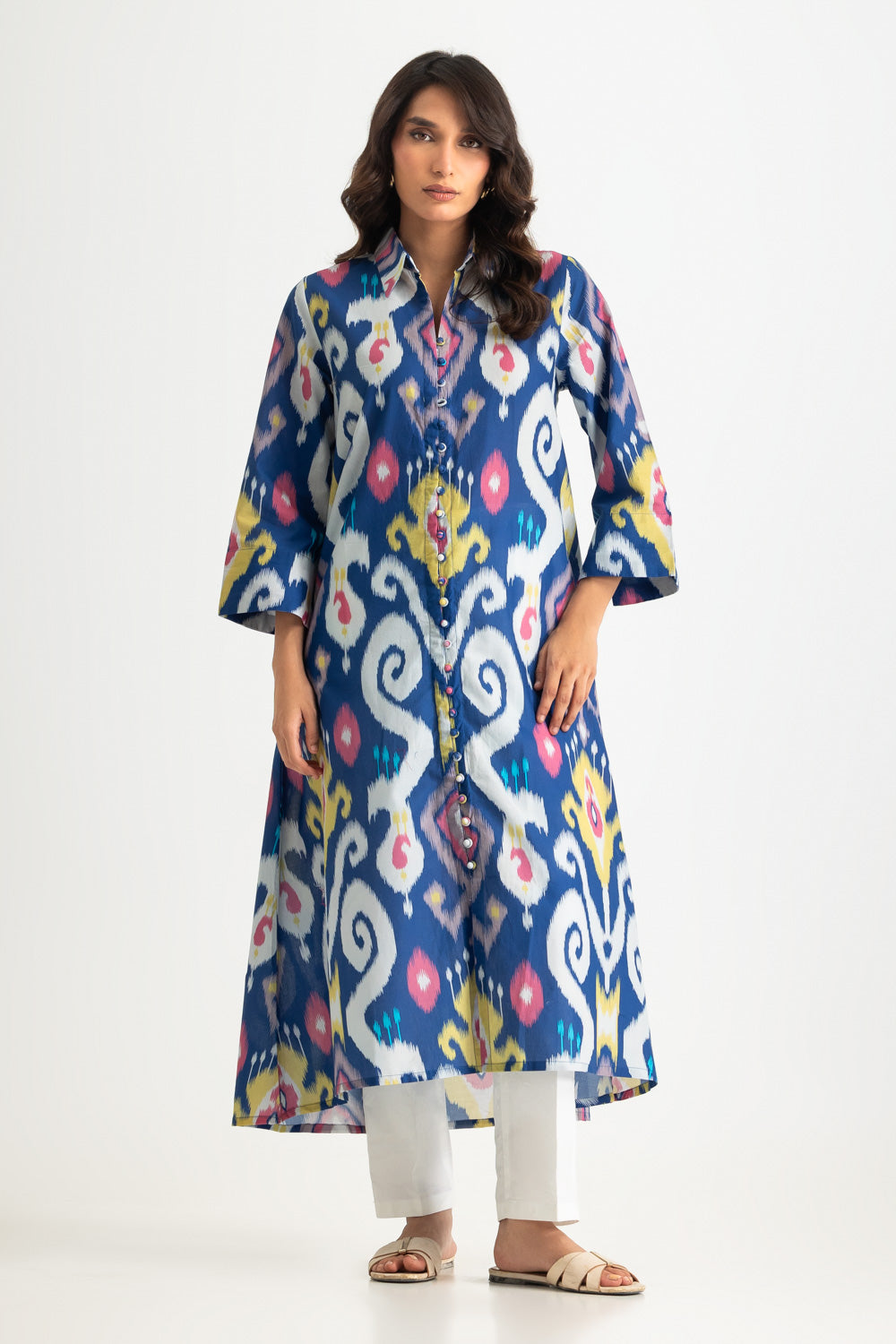 UAE- Cambric Printed Shirt