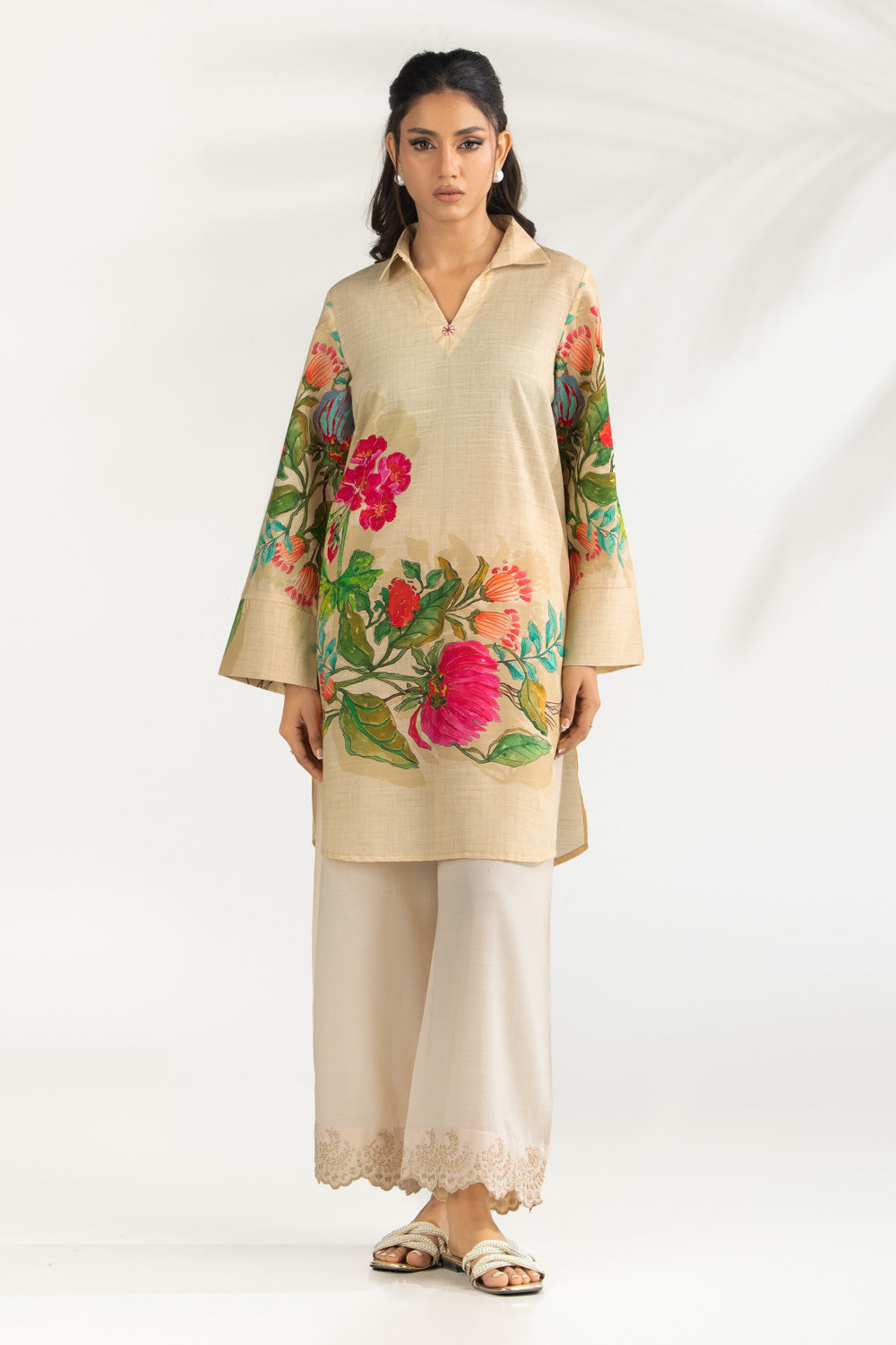 UAE-Cambric Printed Shirt IPS-77148