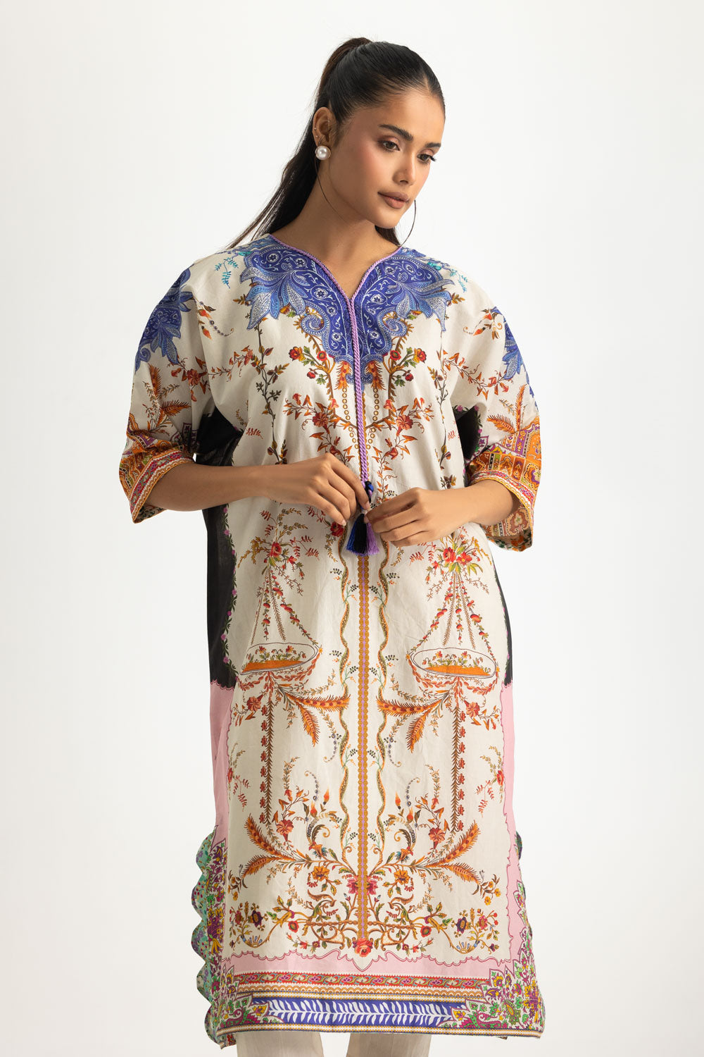 UAE- Cambric Printed Shirt