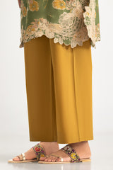 UAE- Cambric Printed Shirt With Embroidered And Dyed Trouser
