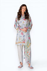 UAE-3 Piece Printed Lawn suit with Chiffon Dupatta