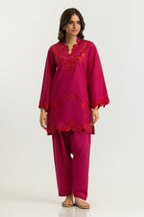 UAE-Cotton Bana Dora Embroidered Co-Ord Set